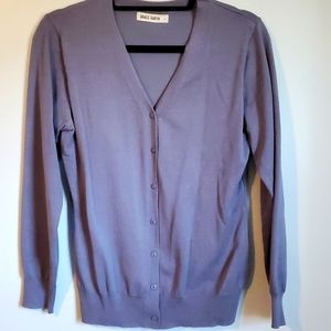 Purple v-neck cardigan
